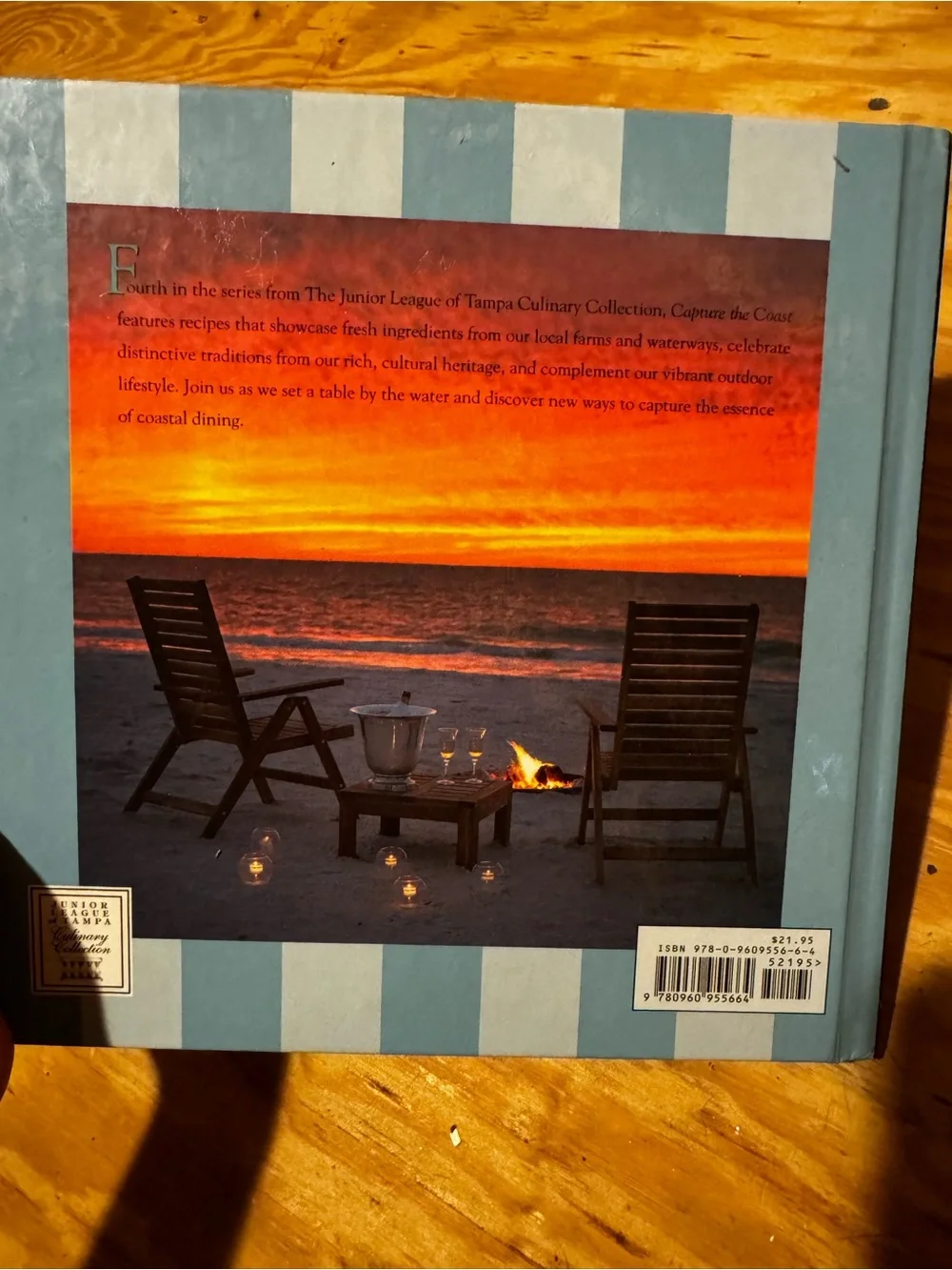 Capture the Coast Blue Decorative Coffee Table Book by